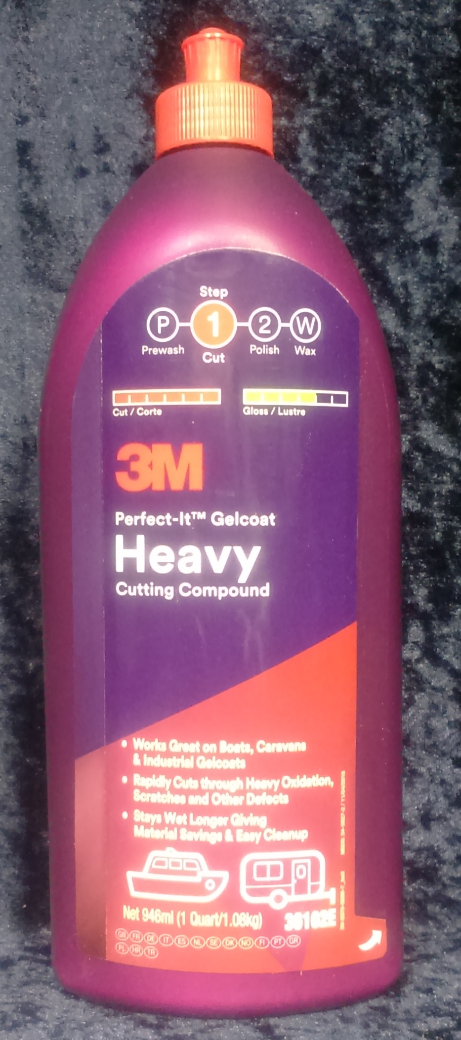 3M 36102 Perfect-It 1 qt Gelcoat Heavy Cutting Compound